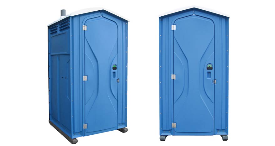 Long-term porta potty units on site in Killeen, Texas